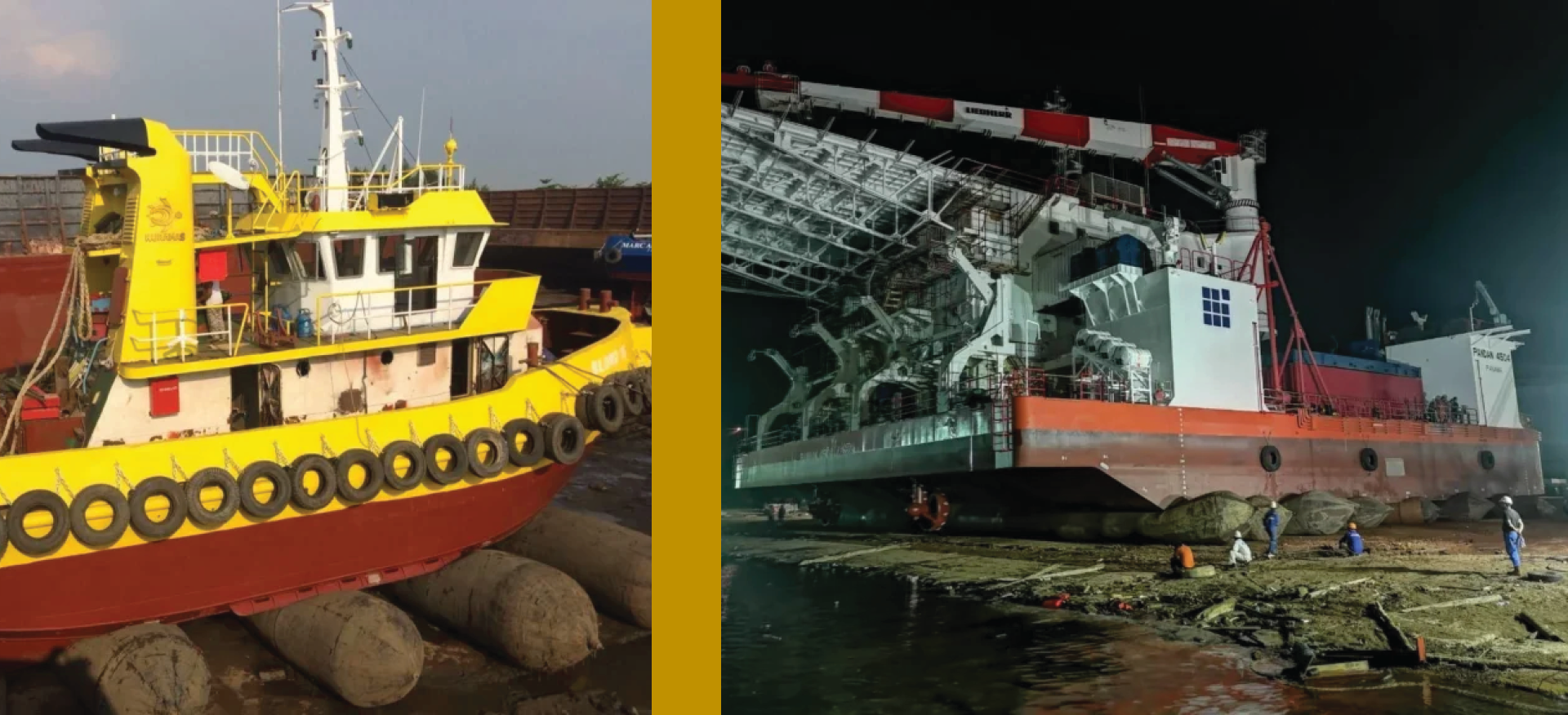 Best Ship launching Airbags Suppliers in UAE/GCC